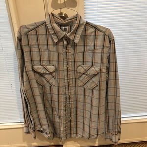 Large Pearl Snap button down from GAP.